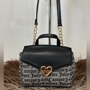 JUICY COUTURE Bag Modern Chic Mini Crossbody - Black NWT